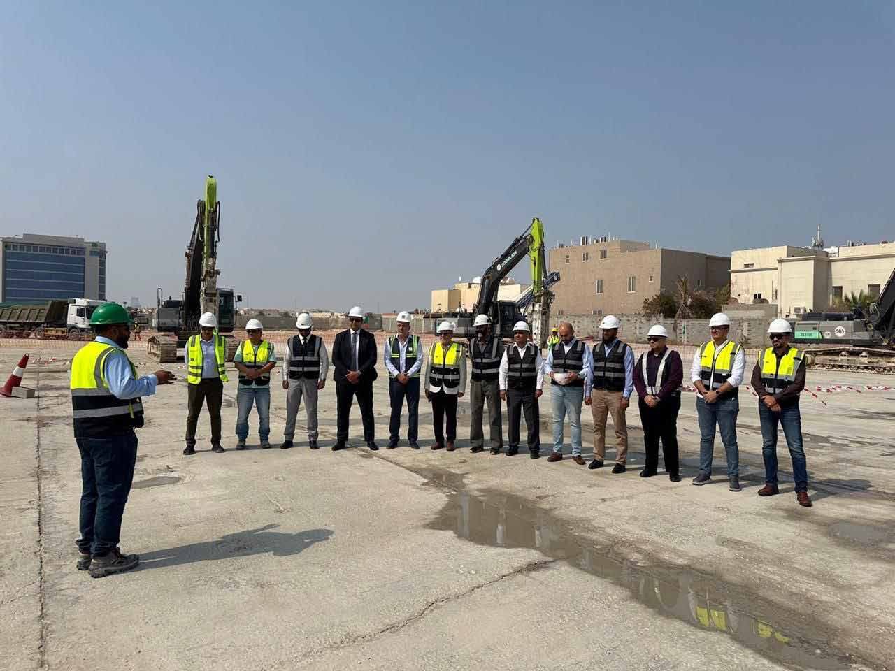 Site team in safety gear